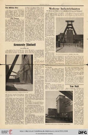 1: Moderne Industriebauten : zu den neuen Arbeiten der Architekten Schupp und Kremmer