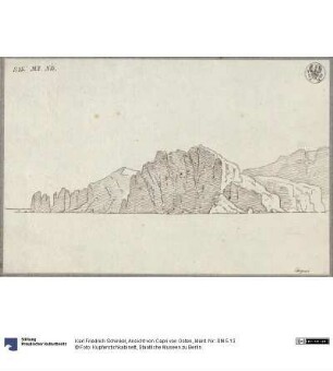 Ansicht von Capri von Osten
