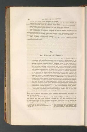 XX. Vita Katerinæ Filiæ Birgittæ.