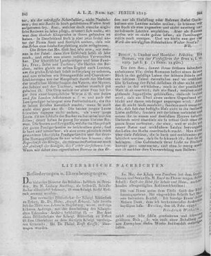 Ahlefeld, C.: Felicitas. Berlin: Dunker & Humbolt 1825