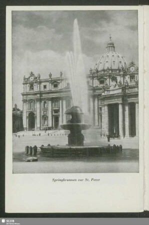 Springbrunnen vor St. Peter