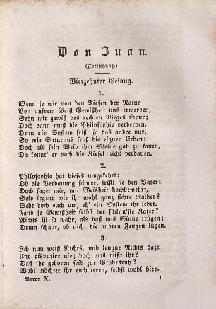 Lord Byron's sämmtliche Werke, 10. Don Juan, vierzehnter bis sechszehnter Gesang. Ritter Harold's Pilgerfahrt