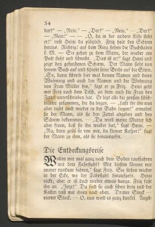 Die Entdeckungsreise