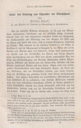 555-566 Ueber den Ursprung und Charakter des Mönchthums