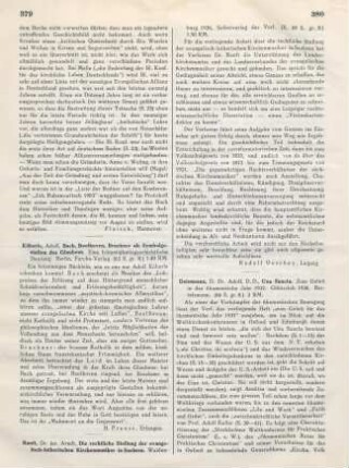 379 [Rezension] Köberle, Adolf, Bach, Beethoven, Bruckner