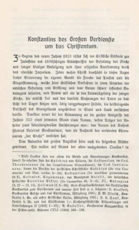 28-43 Konstantins des Großen Verdienste um das Christentum
