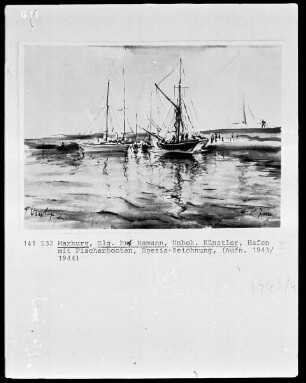 Hafen mit Fischerbooten