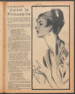 Volvió la princesita : Lo que canta el pueblo