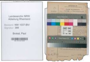 Entnazifizierung Paul Brokat , geb. 01.03.1896 (Angestellter)