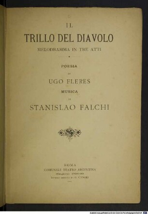 Il trillo del diavolo