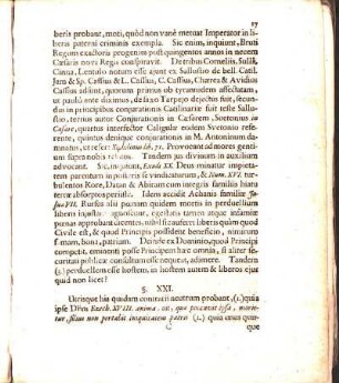 §. XXI. [bis §. XXVI.]