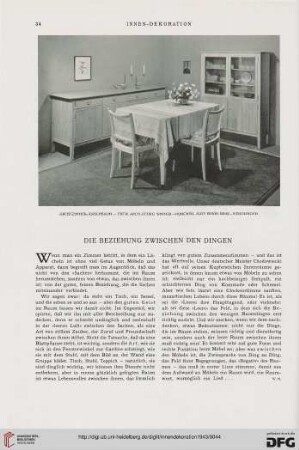 54: Die Beziehung zwischen den Dingen