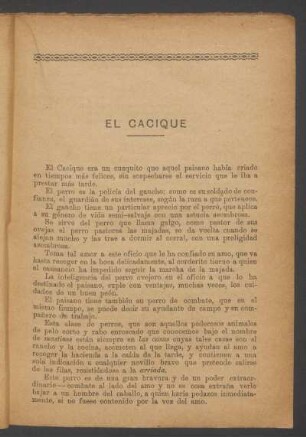 El Cacique