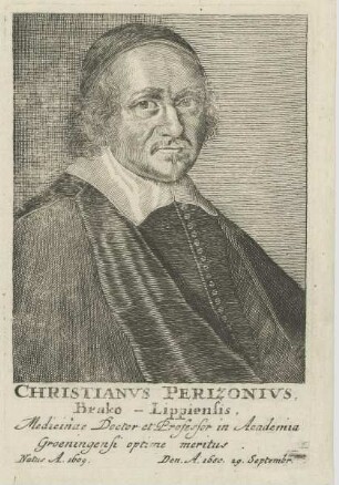 Bildnis des Christianvs Perizonivs