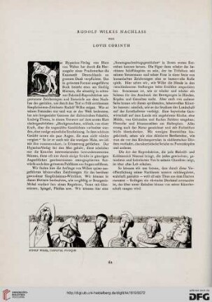 Rudolf Wilkes Nachlass