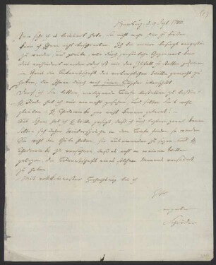 Briefe an Friedrich Nicolai : 09.09.1780-13.08.1807