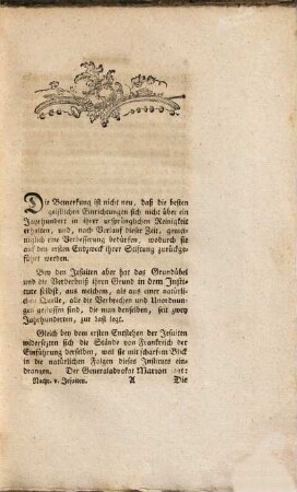 Nachricht von der wahren Beschaffenheit des Instituts der Jesuiten