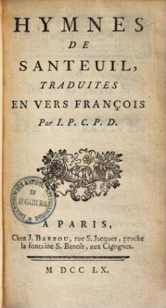 Hymnes de Santeuil