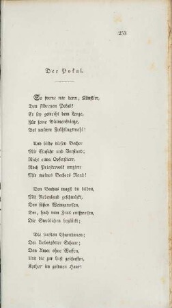 Der Pokal (unvollständig)