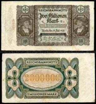 Reichsbanknote 2 Millionen Mark