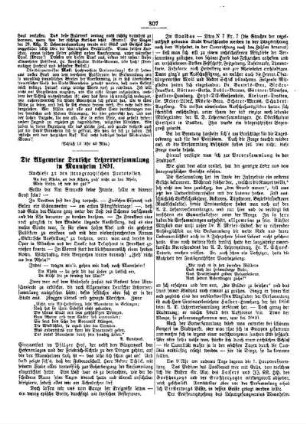 Die Allgemeine Deutsche Lehrerversammlung in Mannheim 1891