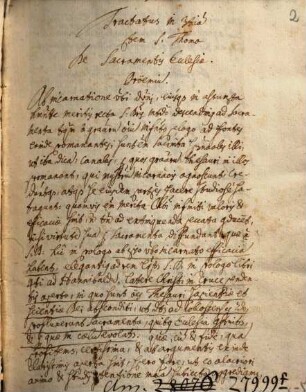 Alani Ritter Wessofont. tractatus de sacramentis - BSB Clm 27999 f