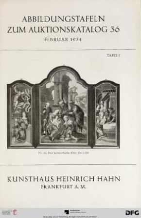 Tafel I-XII