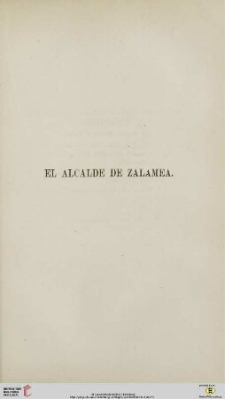 El alcalde de Zalamea