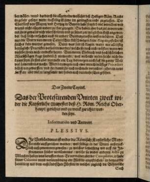 40-57, Das Zweite Capitel.