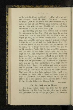 179. Der Wolf und der Mensch.