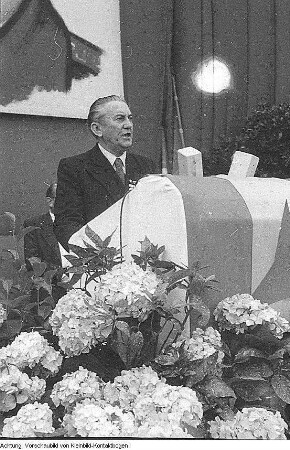 Dresden. Tag der Internationalen Brigaden. Treffen ehemaliger Spanienkämpfer, Juli 1952