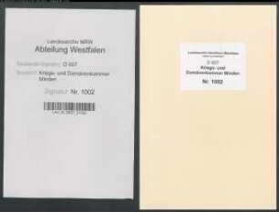 Amt Vlotho - Vogtei Wehrendorf: Landmessungs- und Taxationskataster