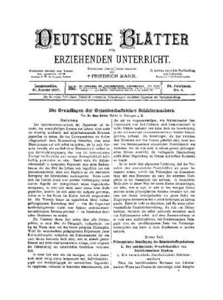 Die Grundlagen der Gemeinschaftslehre Schleiermachers