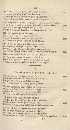 13. Aventüre wie si zer hohzit furen