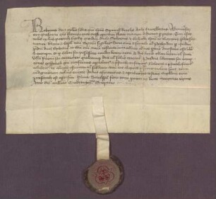Bestätigungsbrief der Stiftung von 1313 April 27 (vgl. GLA 42 Nr. 1422) durch Bischof Raban von Speyer.
