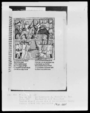 Rudolf von Ems, Weltchronik — ---, Folio 292rectoMiniatur