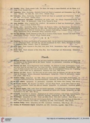 Plastik (Nr. 392-451)