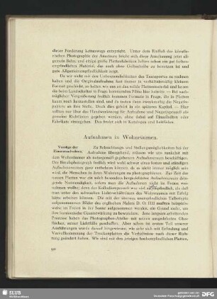 Aufnahmen in Wohnräumen