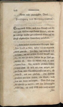 Neun und zwanzigster Brief. Fortsetzung des Vorhergehenden.