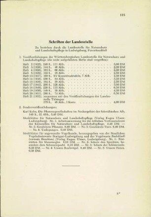 Schriften der Landesstelle