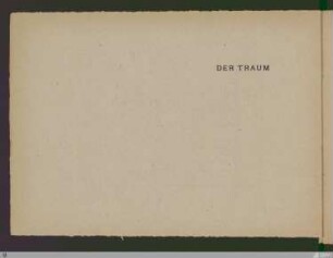 Der Traum