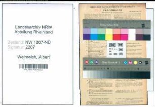 Entnazifizierung Albert Weinreich , geb. 24.02.1898 (Kaufm.Angestellter)