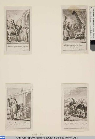 Unten rechts: Singuliere Valeur dun Chevalier Alemand