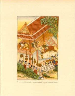 De sa trompe délicate, elle enlace doucement le corps de Saurivong (page 97)