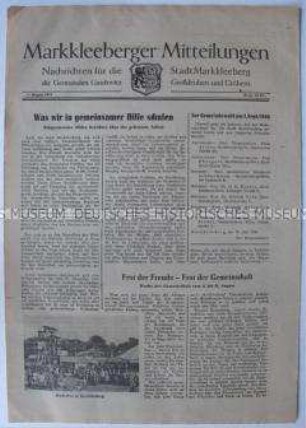 Kommunales Mitteilungsblatt für Markkleeberg und Umgebung