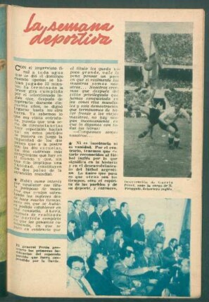 La semana deportiva