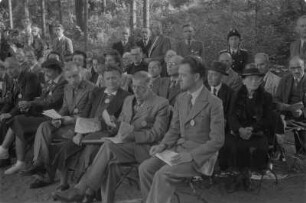 Jakub Bart Ćišinski-Gedenkfeier in Panschwitz-Kuckau. : Swjatočnost na česć Jakuba Barta-Ćišinskeho w Lipju w Pančicach Kukowje.