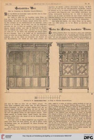 Holländisches Bett: (aus der Sammlung des Mährischen Gewerbe-Museums)