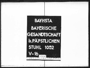 Schriftwechsel mit Hermann Arnold Freiherrn von Wachtendonck, kurpfälzischem Staatsminister