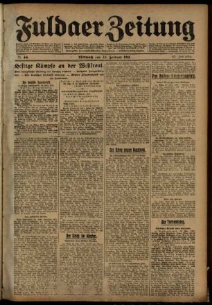 Ausgabe vom Mittwoch, den 23. Februar 1916.